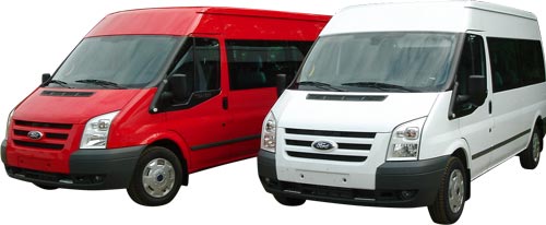 Picture of Ford Transit minibuses