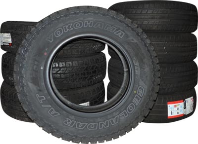 Picture of automotive tires