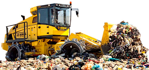 Picture of Bomag landfill compactor