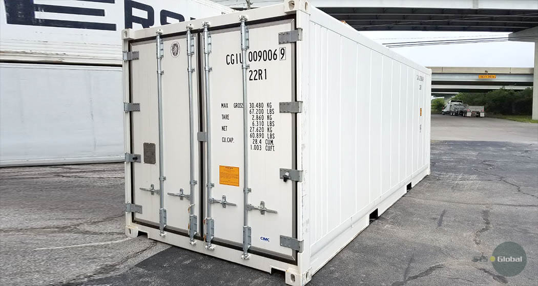 container freezer 20ft used reefer container