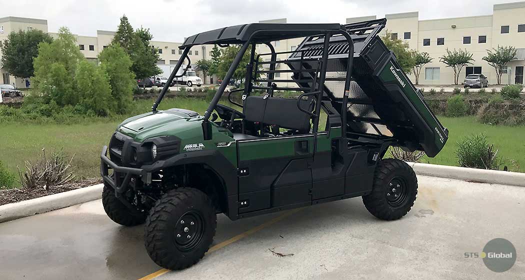 Side by side all terrain vehicle picture